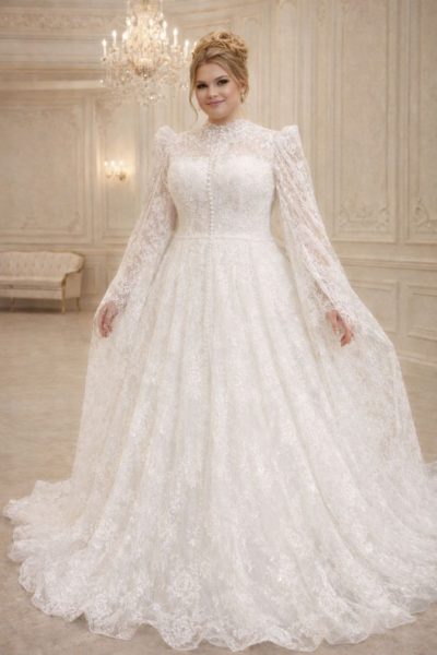 Платье свадебное "Офелия" Plus size